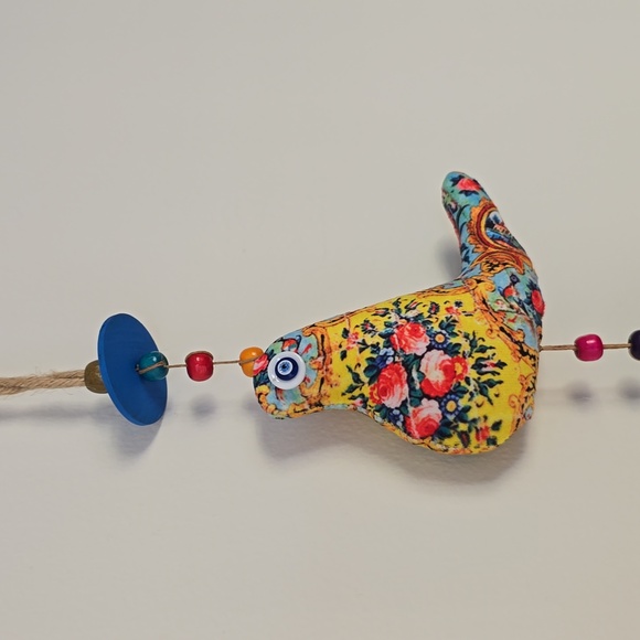 Wall Decorating Amen Bird Blue Evil eyes 12"×5" - Picture 5 of 7